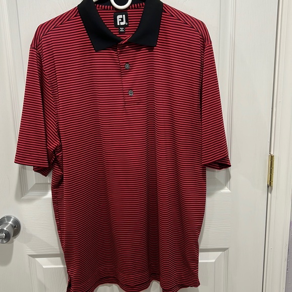 FootJoy striped red polo - Picture 1 of 3